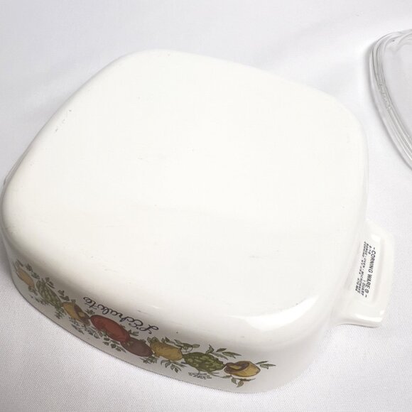 Corning Ware Casserole Spice Life 1 Quart Casserole Dish with Lid L'Echalote - Picture 8 of 9